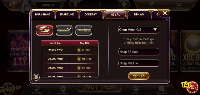 Phương thức thanh toán Sunwin