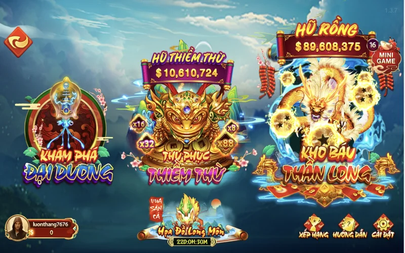 Khám phá đại dương của Sunwin là một trò chơi có mức thưởng lớn