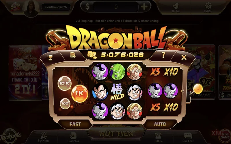 dragon ball sunwin co cach choi rat don gian