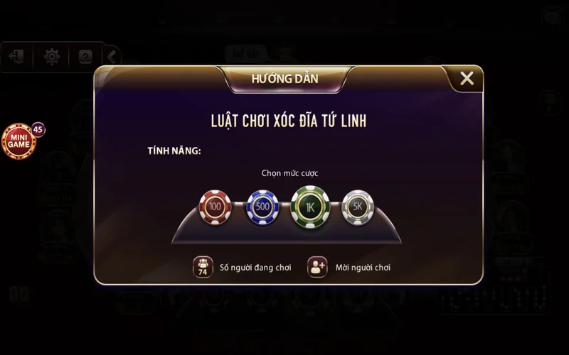 hoang kim long tai xoc dia tu linh co cach choi giong binh thuong