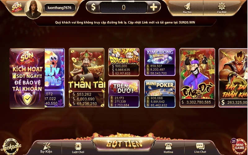 tren duoi sunwin la the loai game kha noi tieng